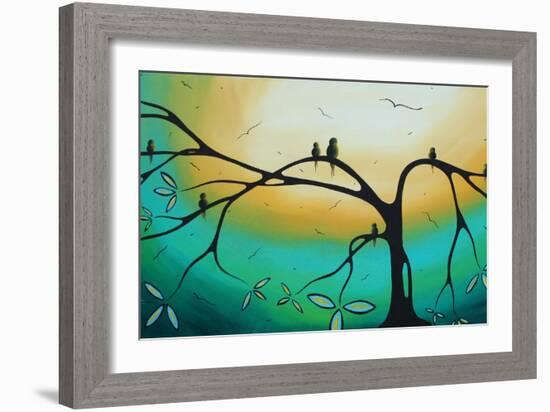 Family Perch-Megan Aroon Duncanson-Framed Art Print