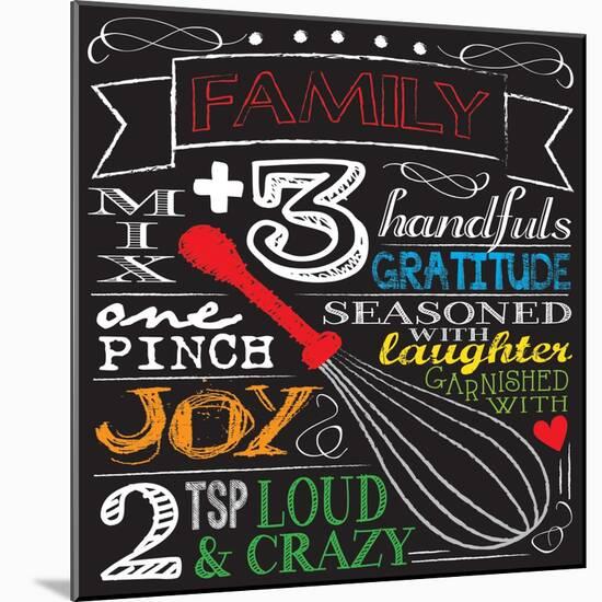 Family Plus Three-Melody Hogan-Mounted Art Print