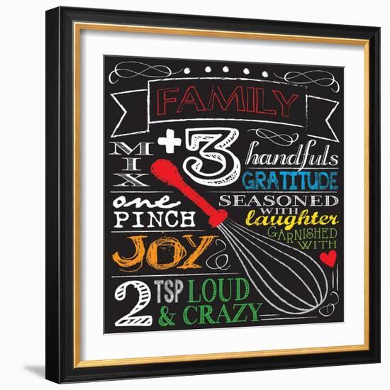 Family Plus Three-Melody Hogan-Framed Art Print