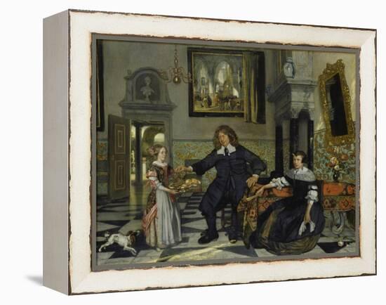 Family Portrait, 1678-Emanuel de Witte-Framed Premier Image Canvas