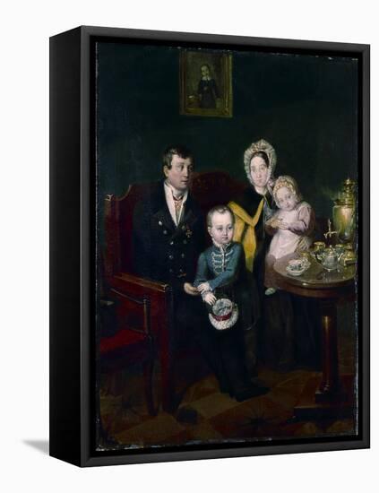 Family Portrait, 1837-Apollon Nikolayevich Mokritsky-Framed Premier Image Canvas