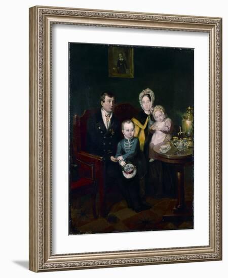 Family Portrait, 1837-Apollon Nikolayevich Mokritsky-Framed Giclee Print