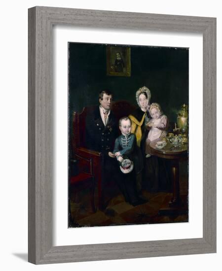 Family Portrait, 1837-Apollon Nikolayevich Mokritsky-Framed Giclee Print