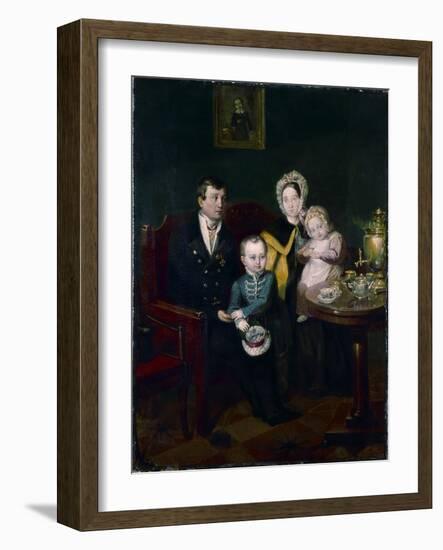 Family Portrait, 1837-Apollon Nikolayevich Mokritsky-Framed Giclee Print