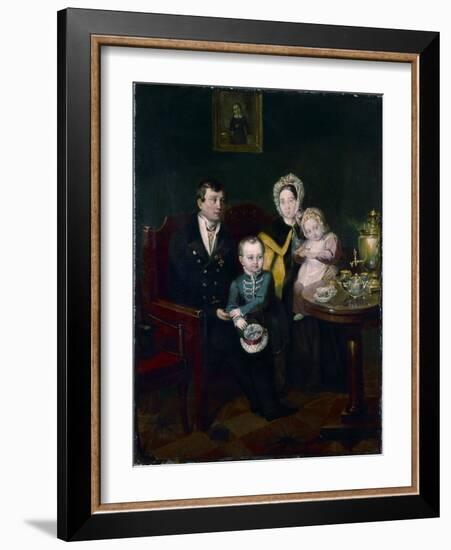 Family Portrait, 1837-Apollon Nikolayevich Mokritsky-Framed Giclee Print