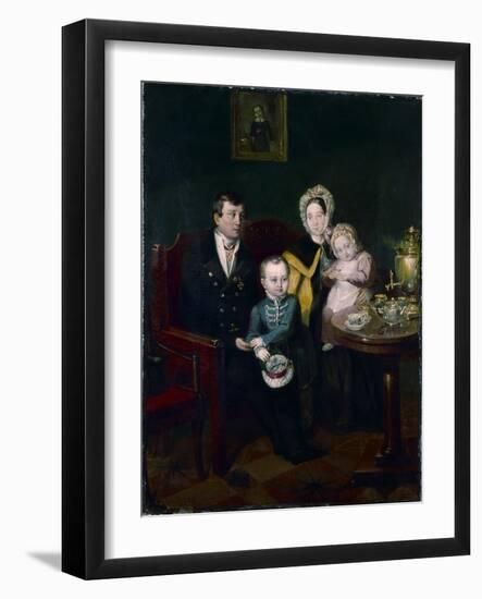 Family Portrait, 1837-Apollon Nikolayevich Mokritsky-Framed Giclee Print