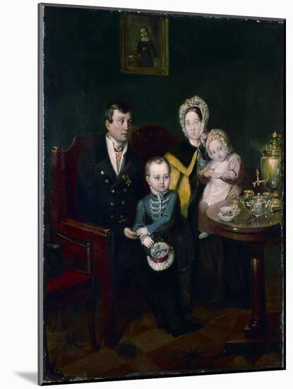 Family Portrait, 1837-Apollon Nikolayevich Mokritsky-Mounted Giclee Print