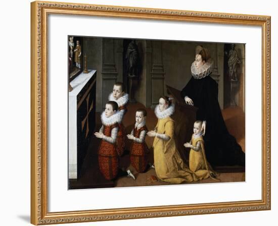 Family Portrait of Eleonora De Medici-null-Framed Giclee Print