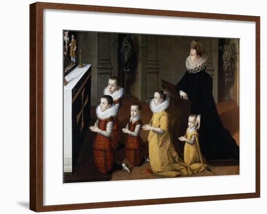 Family Portrait of Eleonora De Medici-null-Framed Giclee Print