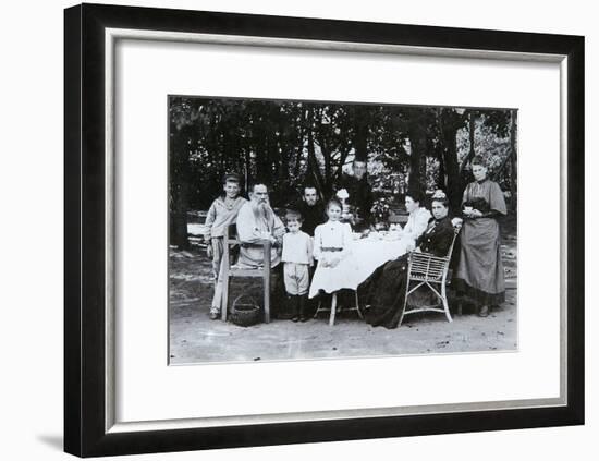 Family Portrait of the Author Leo N. Tolstoy, from the Studio of Scherer, Nabholz and Co.-Russian Photographer-Framed Giclee Print