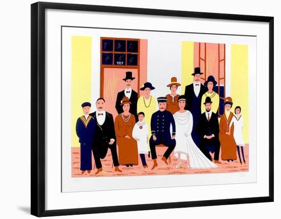 Family Portrait-Francois Ledan-Framed Limited Edition