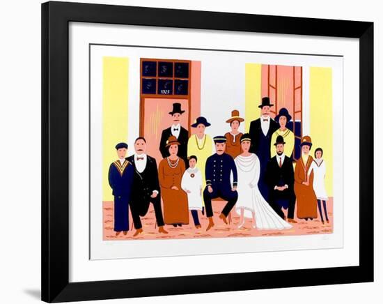 Family Portrait-Francois Ledan-Framed Limited Edition