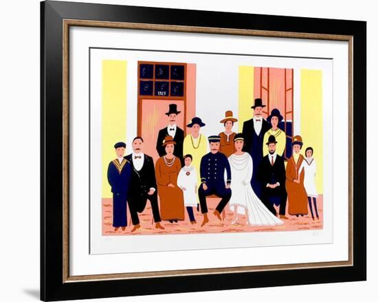 Family Portrait-Francois Ledan-Framed Limited Edition