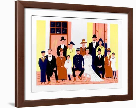 Family Portrait-Francois Ledan-Framed Limited Edition