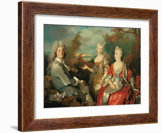 Family Portrait-Nicolas de Largilliere-Framed Giclee Print