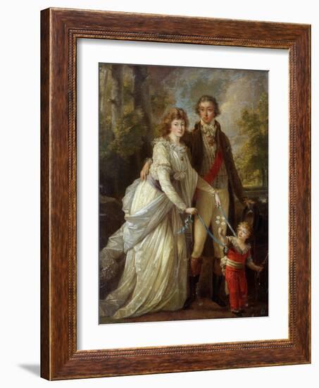 Family Portrait-Angelica Kauffmann-Framed Giclee Print