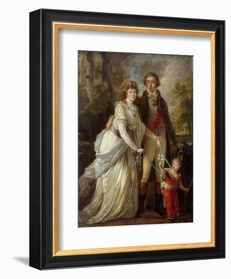 Family Portrait-Angelica Kauffmann-Framed Giclee Print