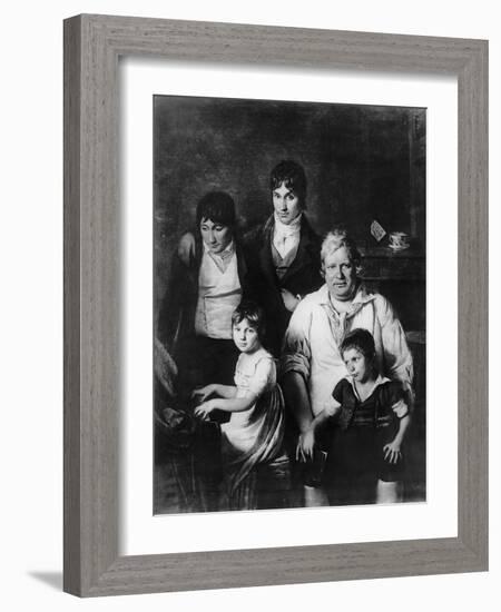 Family Portrait-Jacques Louis David-Framed Giclee Print