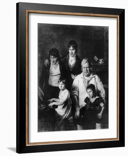 Family Portrait-Jacques Louis David-Framed Giclee Print