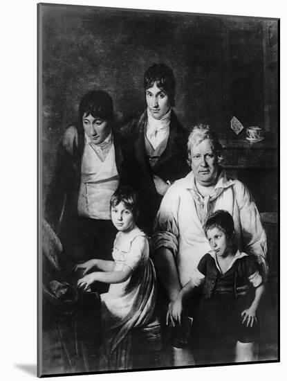 Family Portrait-Jacques Louis David-Mounted Giclee Print