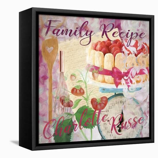 Family Recipe Charlotte Russe-Cora Niele-Framed Premier Image Canvas