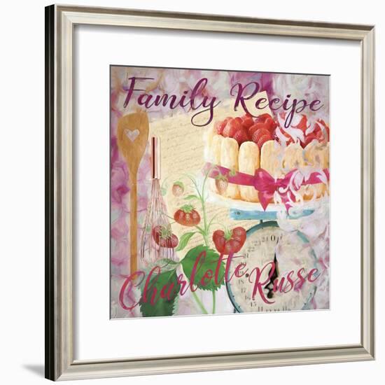 Family Recipe Charlotte Russe-Cora Niele-Framed Giclee Print