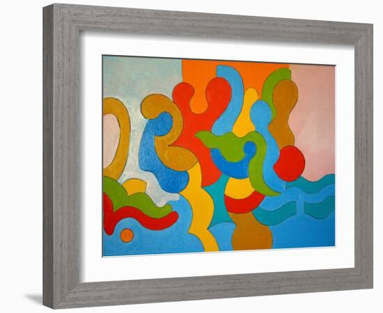 Family Returning from Beach in the Late Afternoon, 2009-Jan Groneberg-Framed Giclee Print