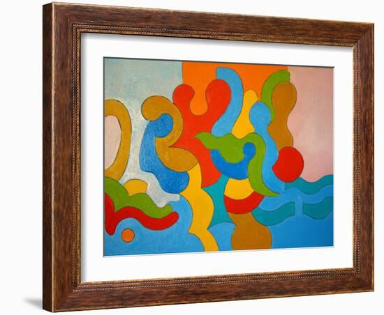 Family Returning from Beach in the Late Afternoon, 2009-Jan Groneberg-Framed Giclee Print