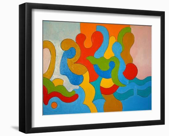 Family Returning from Beach in the Late Afternoon, 2009-Jan Groneberg-Framed Giclee Print