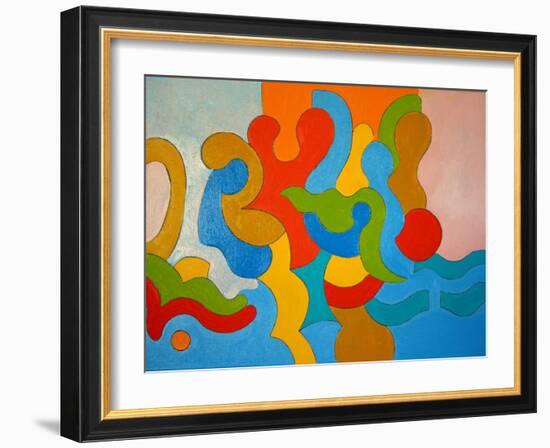 Family Returning from Beach in the Late Afternoon, 2009-Jan Groneberg-Framed Giclee Print