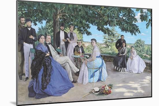 Family Reunion, 1867-Frederic Bazille-Mounted Giclee Print