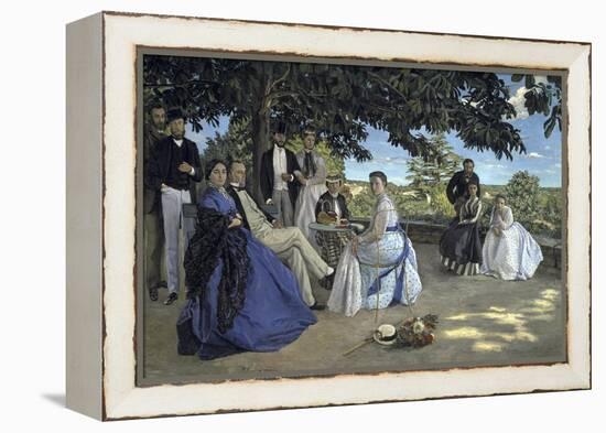 Family Reunion, c.1867-Frederic Bazille-Framed Premier Image Canvas