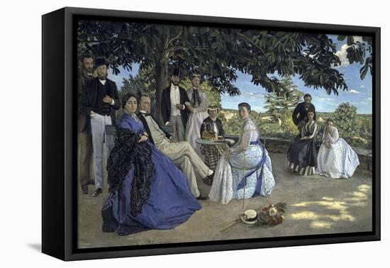 Family Reunion, c.1867-Frederic Bazille-Framed Premier Image Canvas