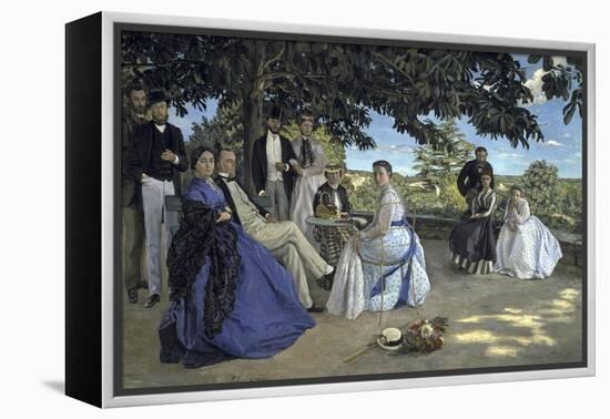 Family Reunion, c.1867-Frederic Bazille-Framed Premier Image Canvas