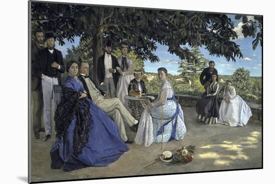 Family Reunion, c.1867-Frederic Bazille-Mounted Giclee Print