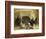 Family Seated Around a Hearth-Jules Jean Geoffroy-Framed Giclee Print