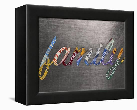 Family Sign Metal-Design Turnpike-Framed Premier Image Canvas