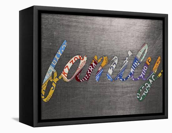 Family Sign Metal-Design Turnpike-Framed Premier Image Canvas