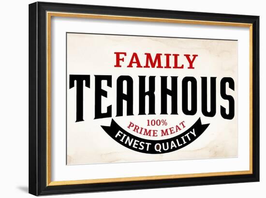 Family Steakhouse-Kimberly Allen-Framed Art Print