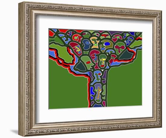 Family Tree-Diana Ong-Framed Giclee Print