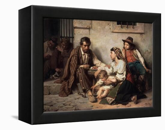 Family Visiting a Prisoner, 1868-Vasili Petrovich Vereshchagin-Framed Premier Image Canvas