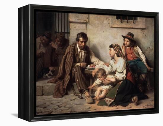 Family Visiting a Prisoner, 1868-Vasili Petrovich Vereshchagin-Framed Premier Image Canvas