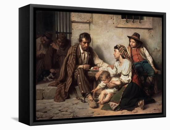 Family Visiting a Prisoner, 1868-Vasili Petrovich Vereshchagin-Framed Premier Image Canvas