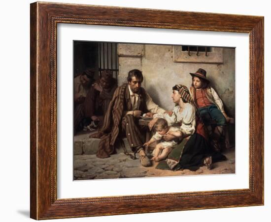 Family Visiting a Prisoner, 1868-Vasili Petrovich Vereshchagin-Framed Giclee Print