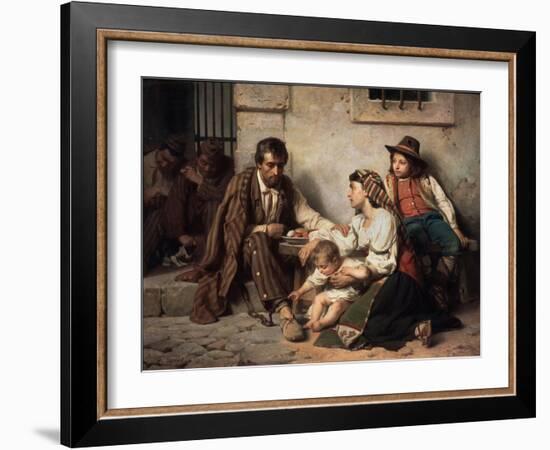 Family Visiting a Prisoner, 1868-Vasili Petrovich Vereshchagin-Framed Giclee Print