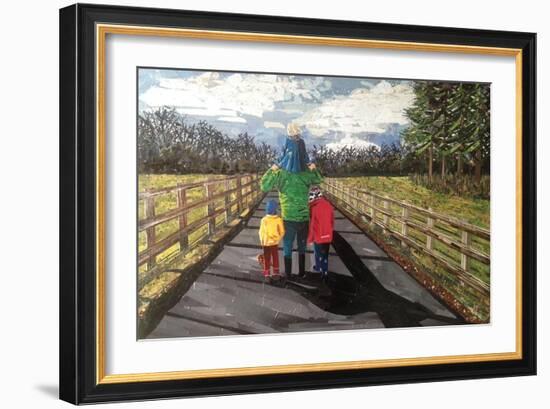 Family Walk-Kirstie Adamson-Framed Giclee Print