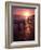 Family Walking on Beach at Dusk, HI-Mark Gibson-Framed Photographic Print