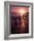 Family Walking on Beach at Dusk, HI-Mark Gibson-Framed Photographic Print