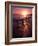 Family Walking on Beach at Dusk, HI-Mark Gibson-Framed Photographic Print