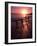 Family Walking on Beach at Dusk, HI-Mark Gibson-Framed Photographic Print